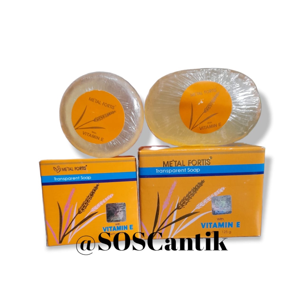 METAL FORTIS VITAMIN E 65 GR & 125 GR / SABUN METAL FORTIS PADI VITAMI