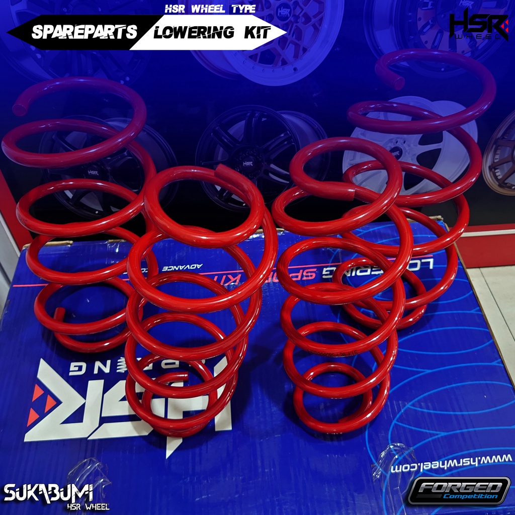 Lowering Kit / Per Custom HSR Wheel Original Untuk Mobil Agya, Ayla, Brio dll | HSR Wheel Sukabumi