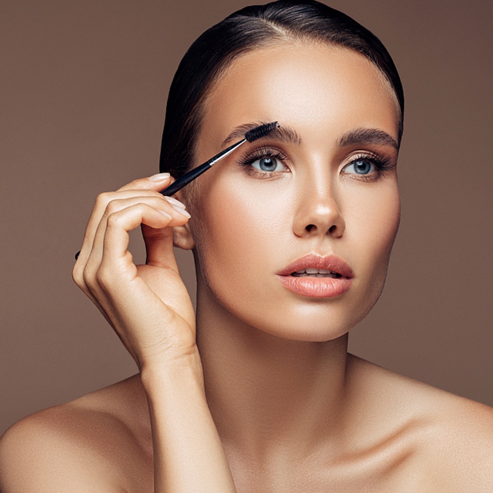Sikat Bulu Mata Spiral Batang Panjang Brush Makeup Profesional/Sisir Alis Kepala Sikat Tekuk Portable/Alat Makeup Kecantikan