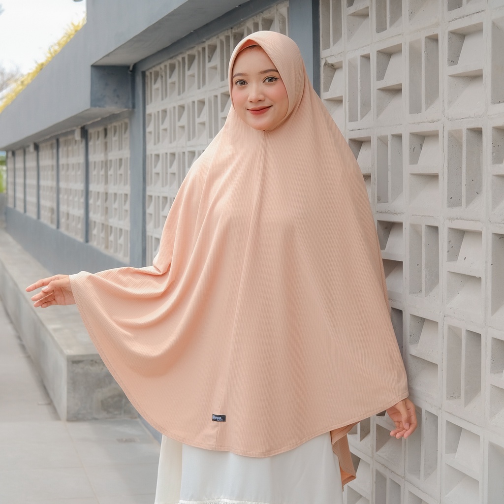 sheika instan knit syar'i. Khimar Jumbo. Khimar Syar'i. Hijab Instan