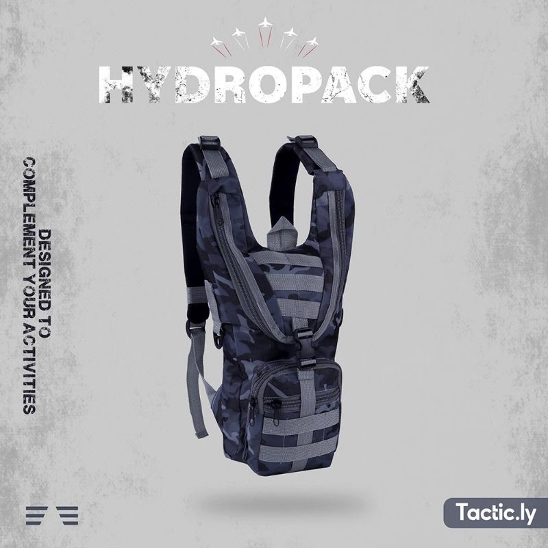 Hydropack Camo Loreng Army Terbaru | Tas Sepeda Travelling Keren