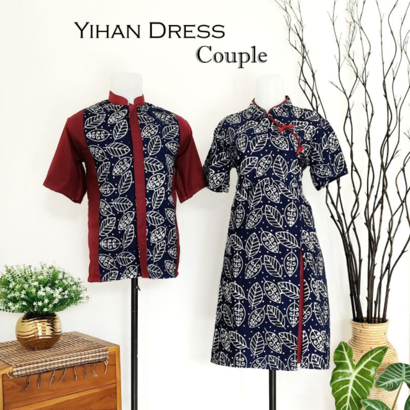 DRESS BATIK/YIHAN DRESS/DRESS COUPLE/DRESS ANAK DAN DEWASA