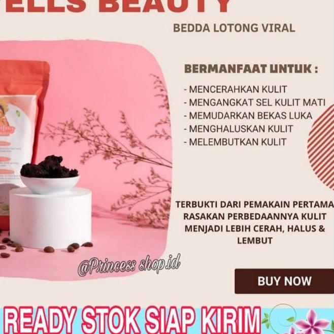 ✥ READY STOK Lulur Viral Vells beauty / Bedda Lotong Vells Beauty ➭