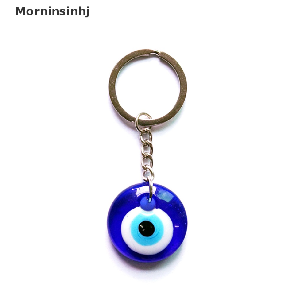 Mornin Fashion Beruntung Turki Yunani Mata Biru Gantungan Kunci Pesona Liontin Hadiah DIY Key Chains id