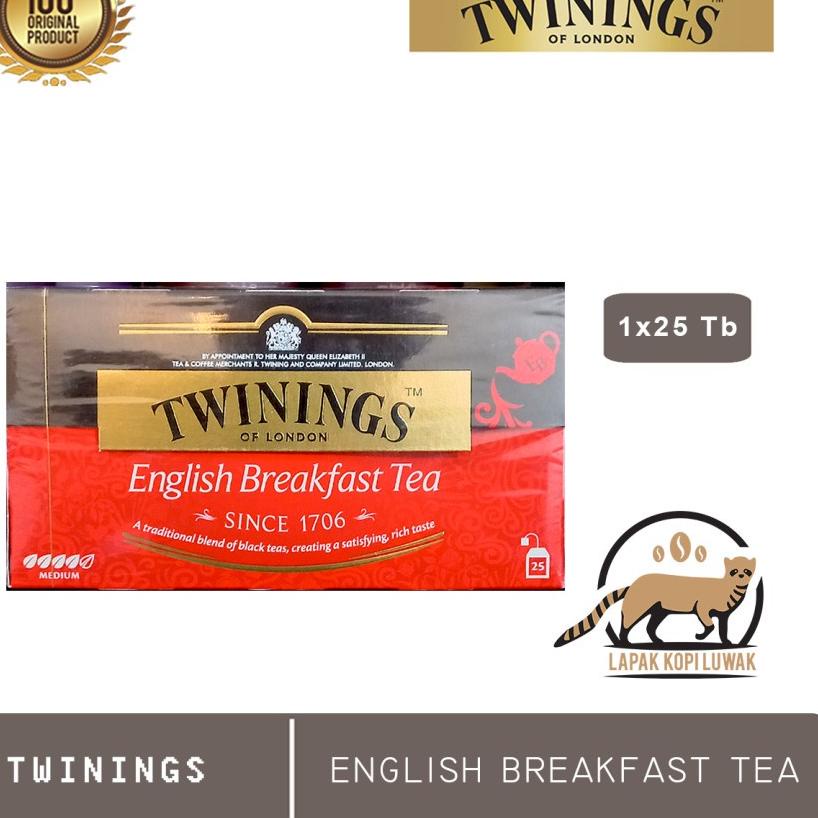 

✈ Twinings Tea varian English Breakfast Tea ♦