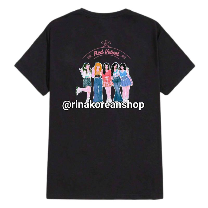 Tshirt Hampers Baju Kaos Red Velvet Irene/Bae Joohyun, Seulgi, Wendy, Joy, Yeri