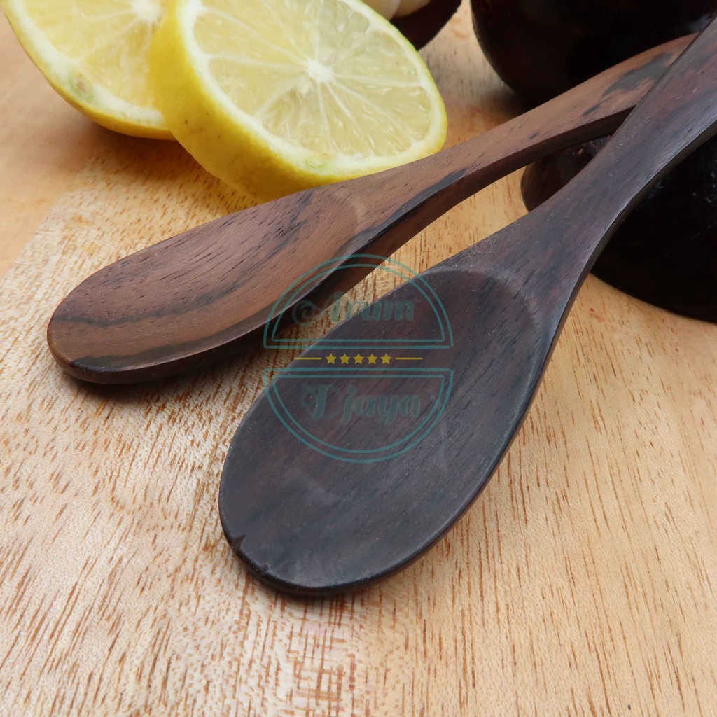 Wooden Dessert Spoon Sendok Kayu Mini Kecil Sendok Kecil Sendok Teh Sendok Gula Garam