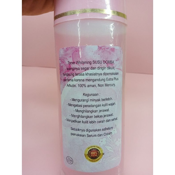 TONER WHITENING SUSU DOMBA // Toner CSD 100ml Original