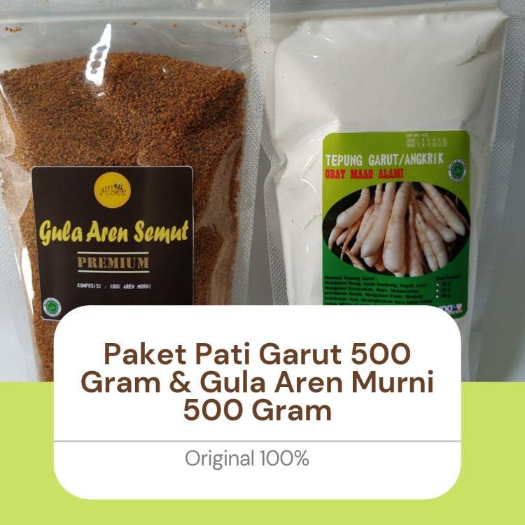 

✈ PAKET TEPUNG GARUT DAN GULA AREN GRAM Ω