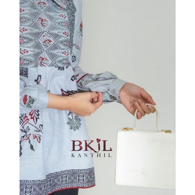 BLUS BATIK WANITA MODERN PREMIUM || ATASAN KERJA ||M-L-XL-XXL