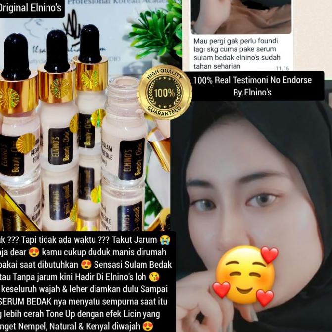 ☚ CUSHION SERUM SULAM BEDAK TONE UP TREATMENT [ELNINO'S BEAUTY CLINIC] ✱