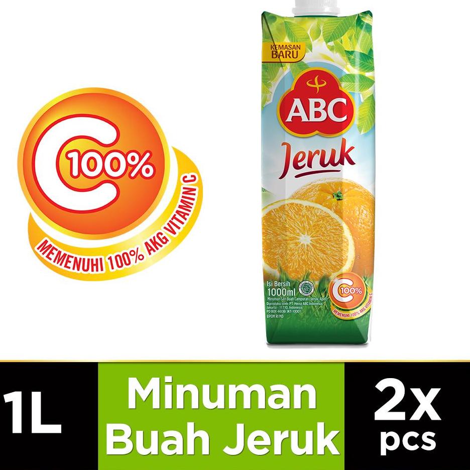 

Q98 ABC Jus Jeruk 1 L - Twin Pack FLASH SALE .,.,