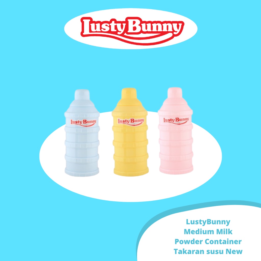 LustyBunny New Medium Milk Powder Container Takaran susu 4 susun