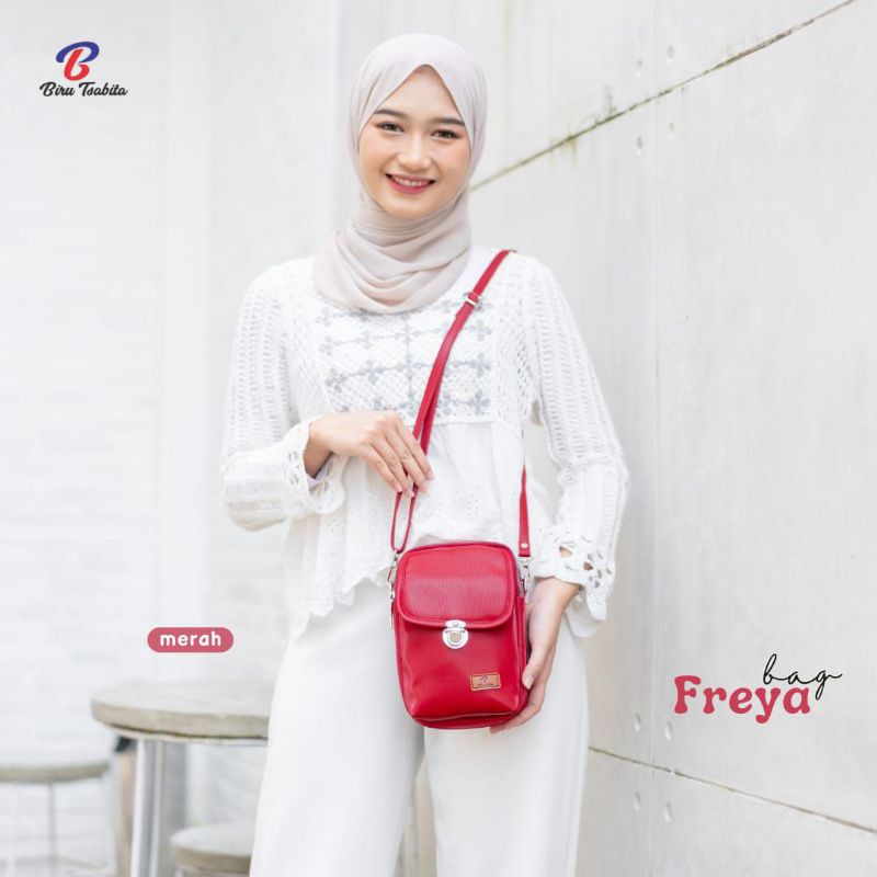 Biru Tsabita, Freya Bag Tas Slempang Wanita Model Panjang
