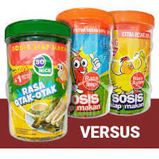 

Sosis Siap Makan So Nice Toples isi 24+1 @21g Ayam / Sapi / Otak-Otak