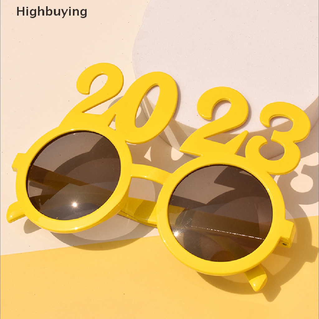 Hbid Kacamata Pesta Tahun 2023tahun Hawa Number Sunglasses Photo Booth Props Aksesoris Untuk Pesta Tahun Baru Hajatan Party Supplies Glory