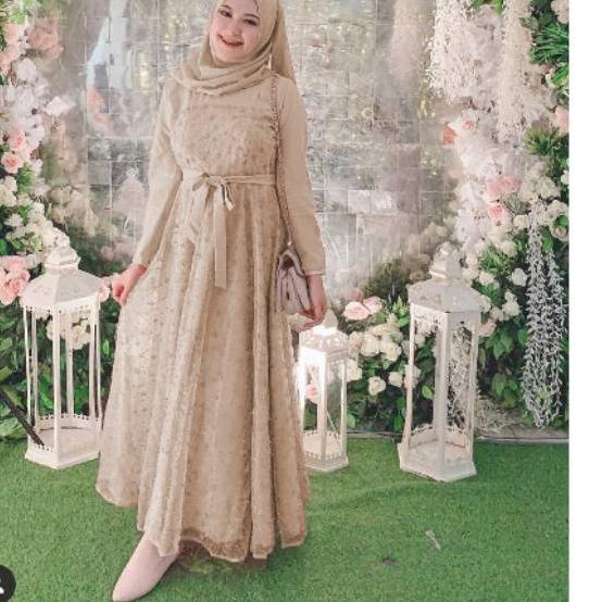 XVC - MAXI JELITA / Maxi Wanita Hijab/Maxi Busana Muslim/MAXI WANITA/ gamis wanita / Maxi Mikayla/ m