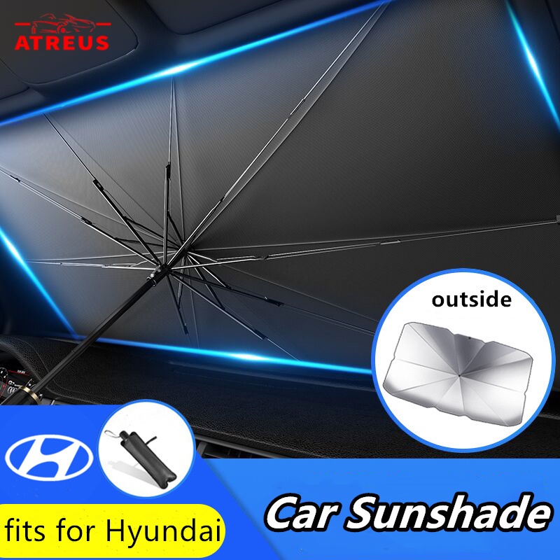 Pelindung Matahari Mobil Hyundai Car Sun Visor Untuk Getz Aksen Atoz i20 Trajet H1 i10 Kona Santa Fe