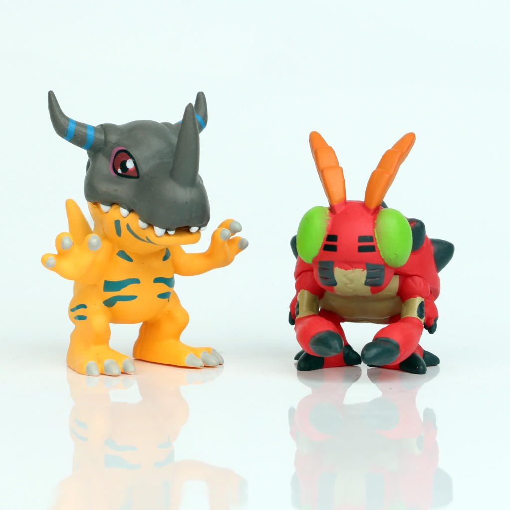 9pcs/set Digimon Adventure Tailmon Gomamon Patamon Gabumon Tentomon Palmon Piyomon Agumon Model Anime Mainan Boneka Hadiah