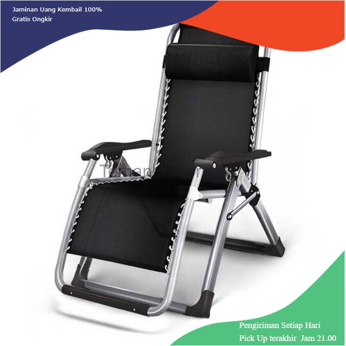 TD - PRB Zero Gravity Kursi Lipat Kerja Folding Picnic Chair with Tray - ZD2101