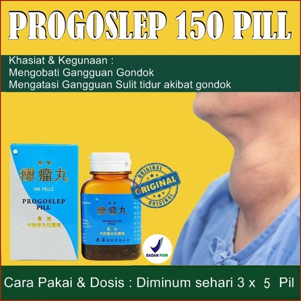 obat gondok di leher herbal alami untuk dewasa ampuh progoslep pill