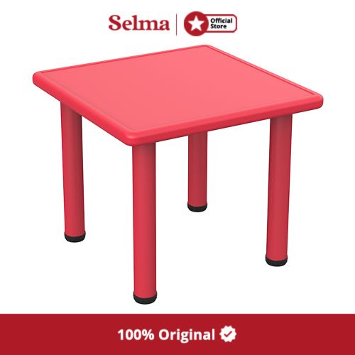 Selma Yoshi Meja Anak Square - Merah Furniture Informa