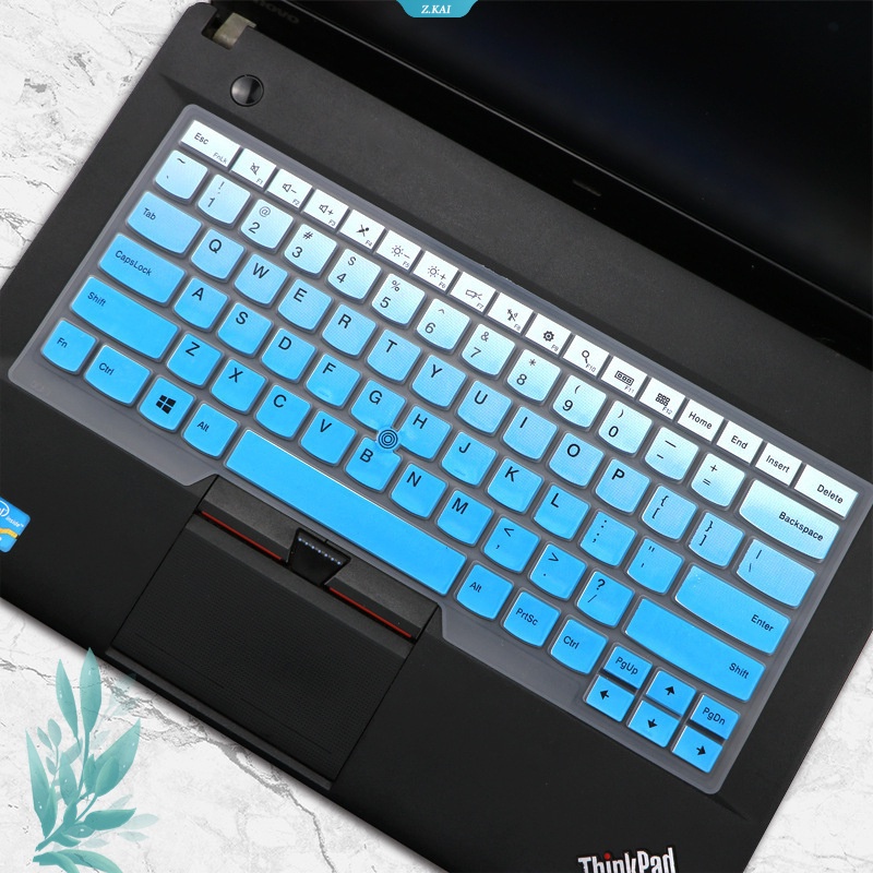 English Silicone Keyboard Cover suitable for Lenovo 14 &quot;ThinkPad E495 E485 E490 R480 E480 Soft 【 ZK 】