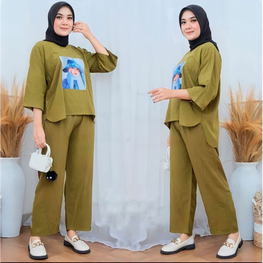 Set Hijab Wanita Viral Cringkle Airflow Premium Jumbo