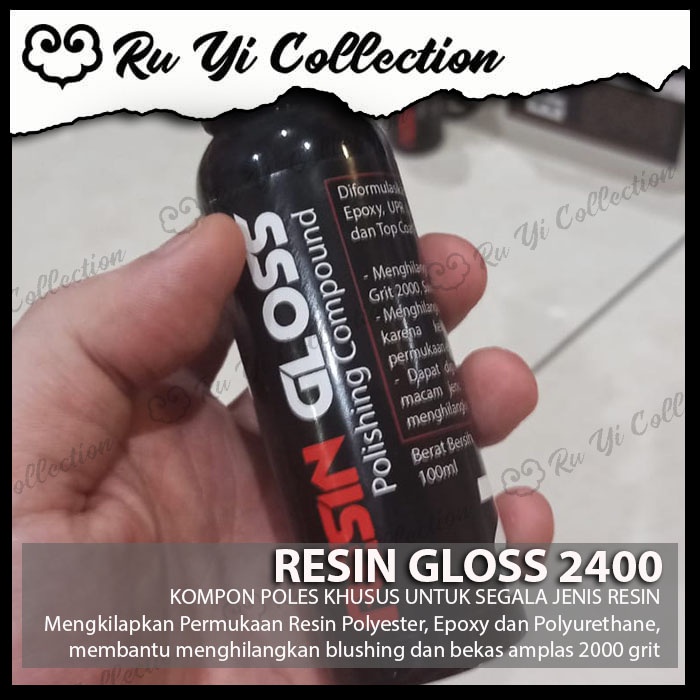 RESIN GLOSS Kompon Poles Resin 100 Ml