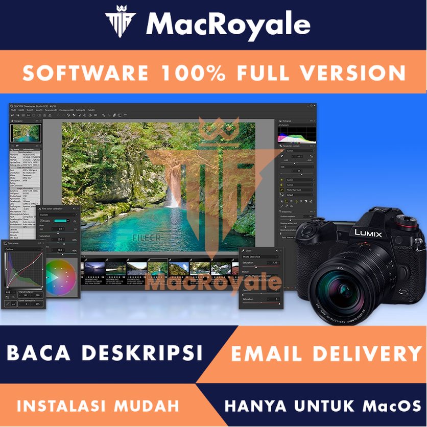 [MacOS] SILKYPIX Developer Studio Pro 11 for Panasonic Full Version Lifetime Full Garansi