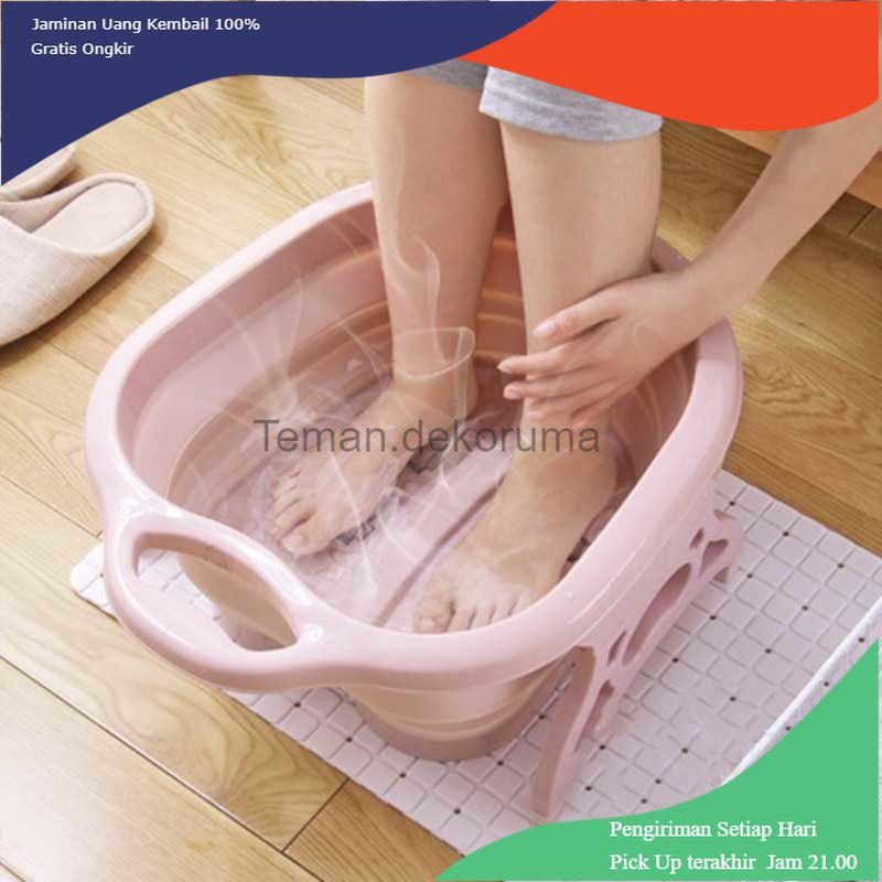 TD-KMN Cyan Baskom Air Lipat Rendam Kaki Pedicure Manicure SPA Foldable - SN316