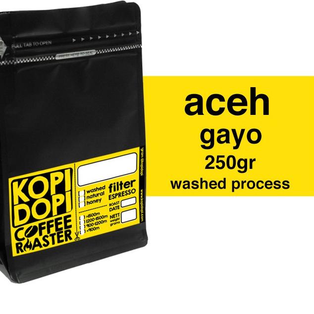 

♙ Kopi Arabika Aceh Gayo 250 gram 250gr 250g ❉