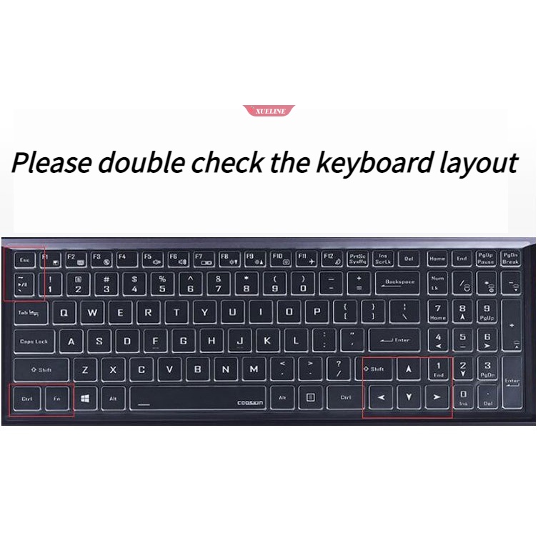 Baru Penutup Keyboard Invisibilitas Tinggi Untuk 15.6inch Shenzhou G7-CT7NA G8-CR7P1/CT7NA Laptop Silikon Lembut Penutup Keyboard Tahan Air [ZXL]