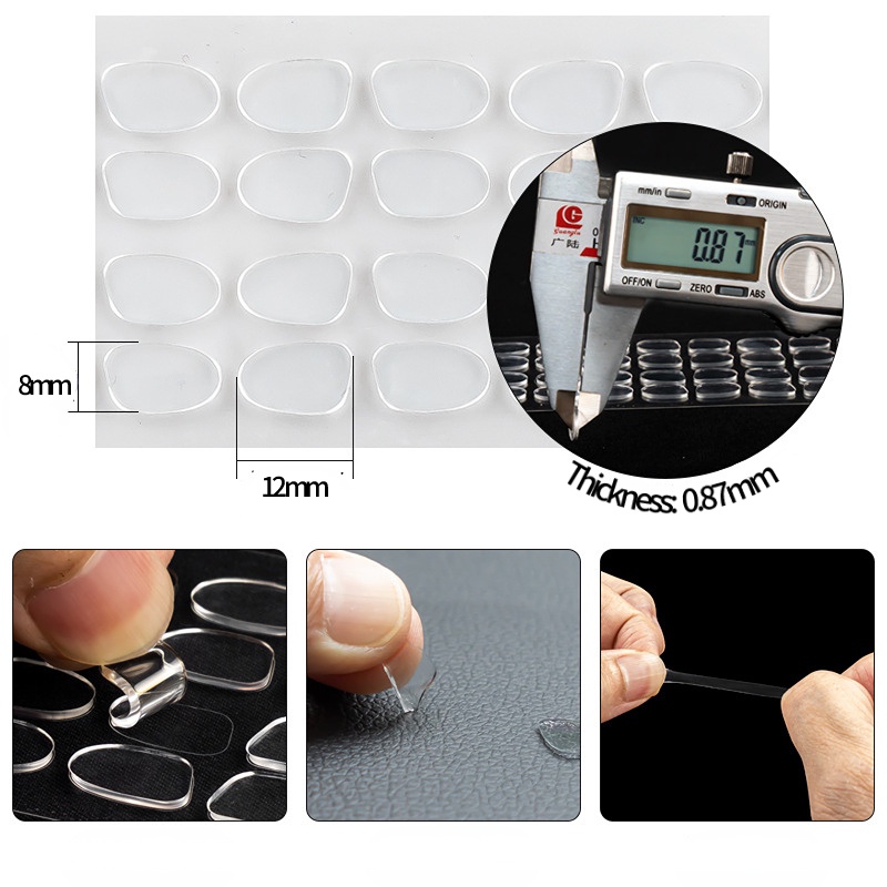 [Harga Grosir] No tailoring Clear Nanogel Universal Traceless Balon Stiker Perekat Kuat Lem Dua Sisi Stretchable Fixing Dot Tapes Untuk Boneka Foto Mobil Ornamen