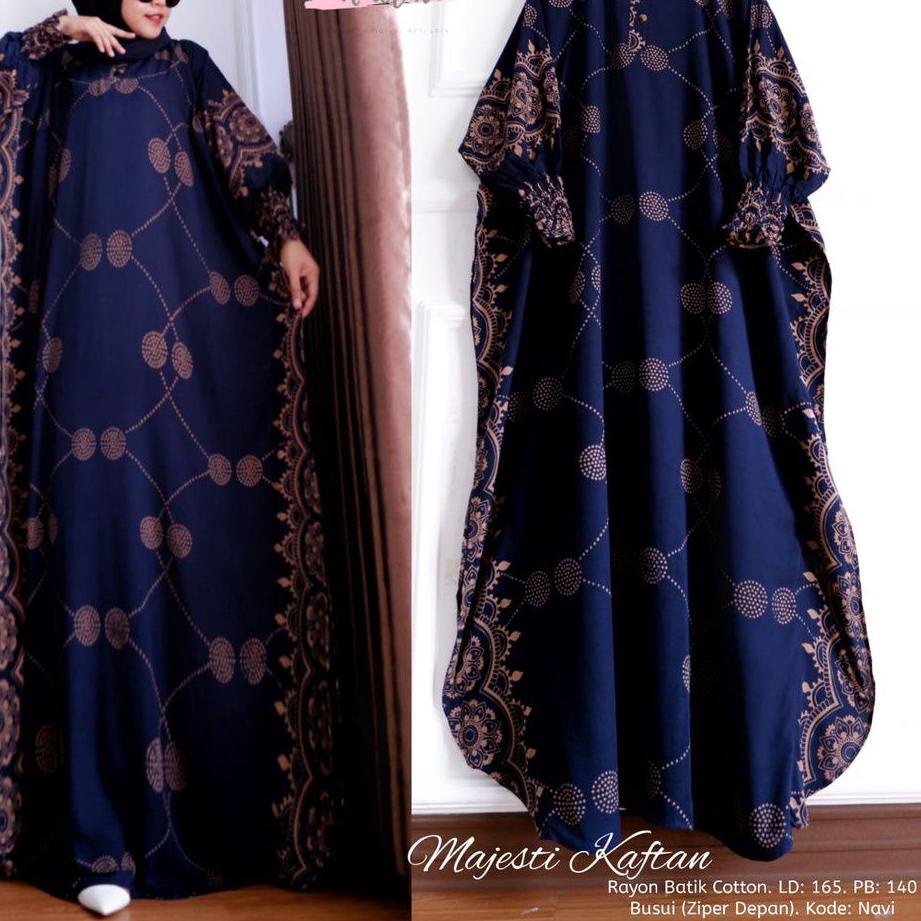 () GAMIS MAJESTI KAFTAN JUMBO / GAMIS LOWO /GAMIS JUMBO BAHAN RAYON ADEM / GAMIS ORI NAURA .,
