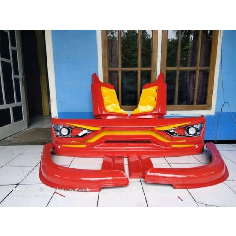 Bamper fulset depan & hidrolik truck canter