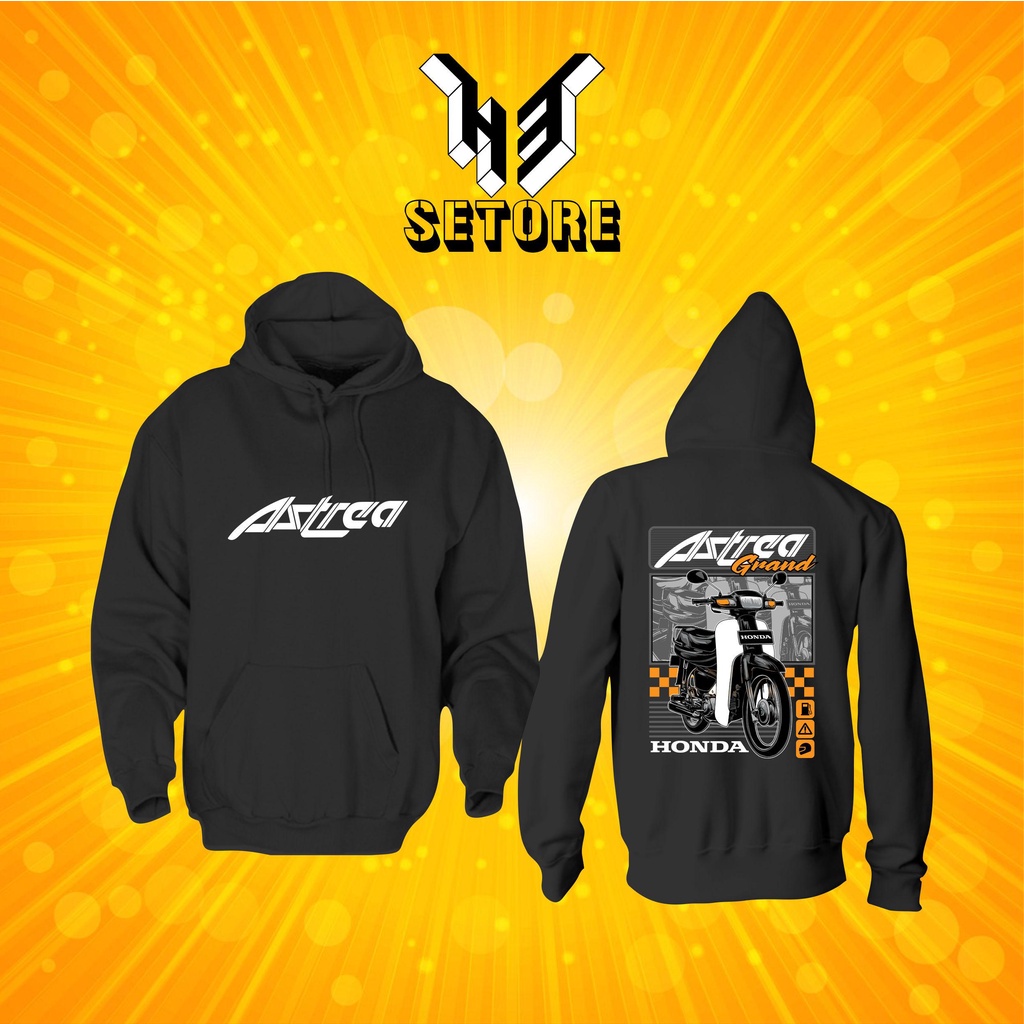 JAKET MOTOR HOODIE ASTREA GRAND PRIMA STAR LEGENDA SAYAP