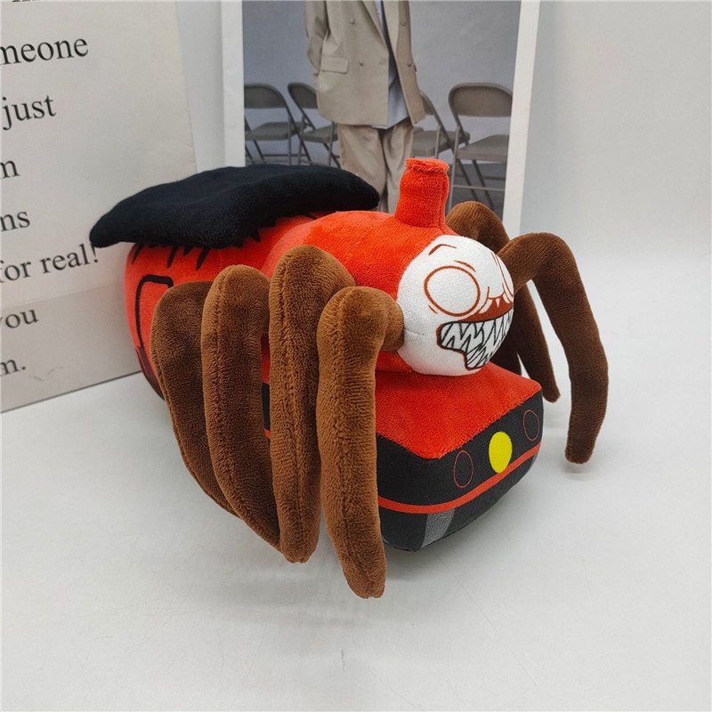 Horror Game Choo-Choo Charles Mainan Mewah Spider Lembut Boneka Boneka Mengerikan Charles Kereta Kartun Spider Plushies Mainan