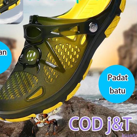 ✬ ✨【】Sepatu Sandal Pantai Pria38-45 Import Sepatu Sendal Pria Sepatu Kasual Pria Flip Flop Santai Se