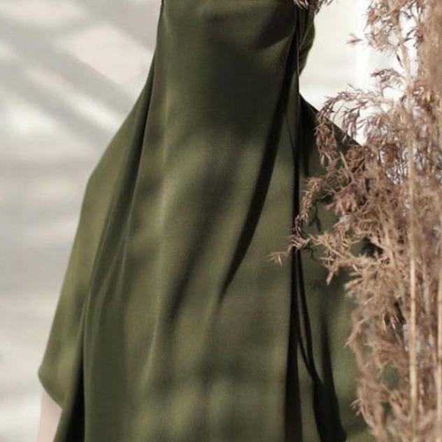 ➺ Jilbab Hijab Daily French Khimar Syari Crinkle Airflow ✫