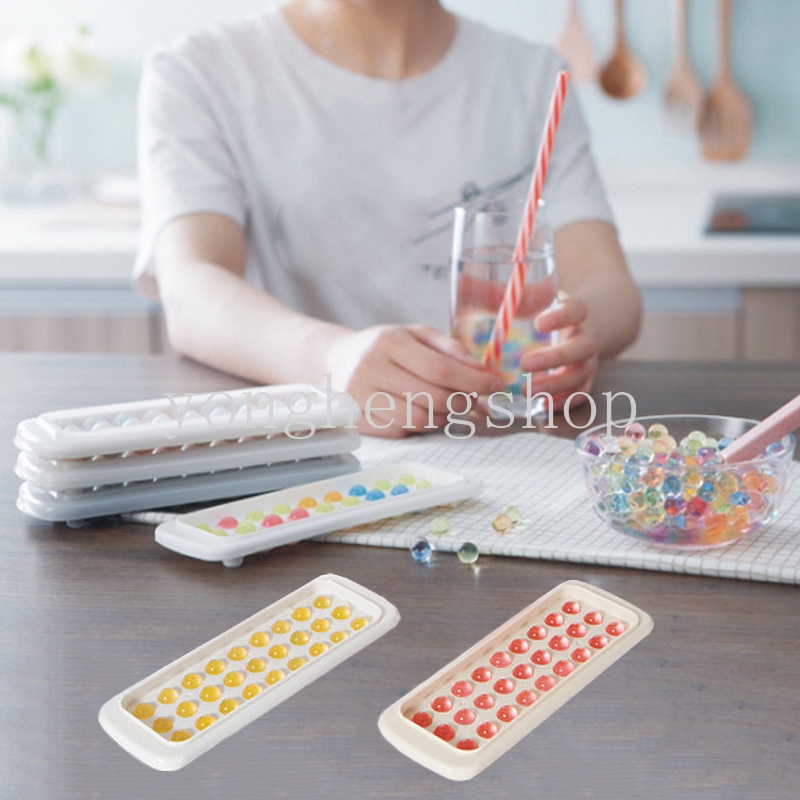 Cetakan Es Batu / Jelly / Pudding Bentuk Bola Mini Warna-Warni DIY Untuk Pesta / Bar
