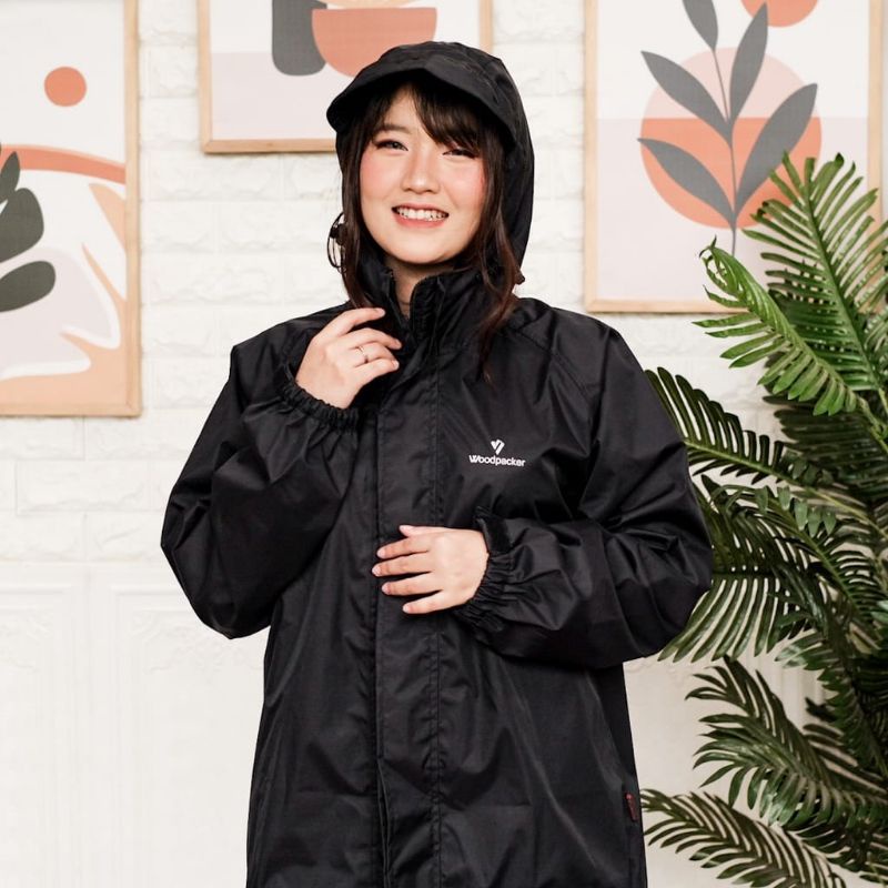 Jas Hujan Model Jaket/Jas Hujan Woodpacker Terbaru