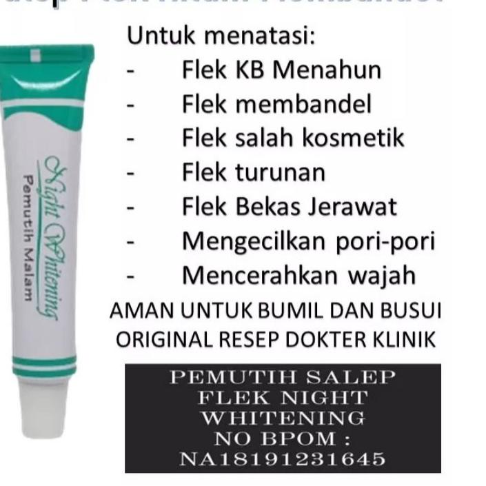 ◄ Liz Skin Care Day Whitening DR Listiani Pemutih Malam ☆