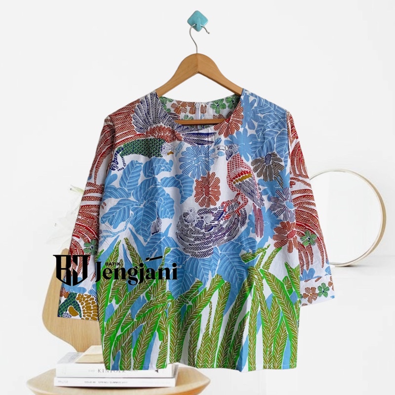 Blouse Batik Cinderawasih | Blus Batik Premium Seragam Kekinian