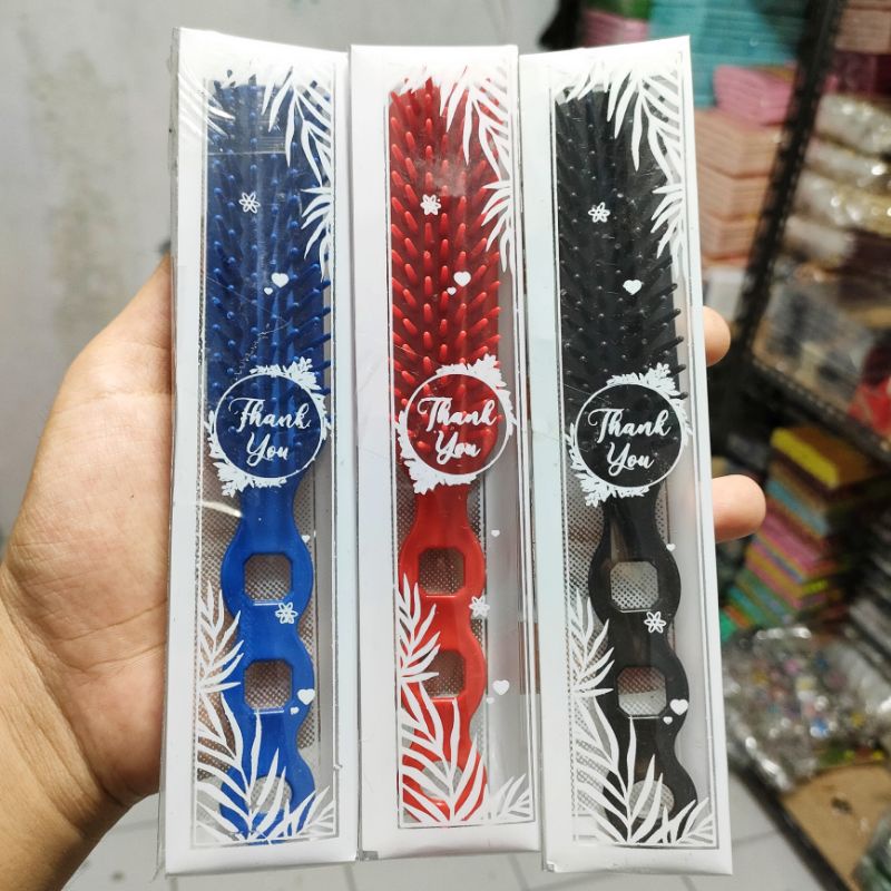 50 PCS Souvenir Pernikahan Sisir Sikat Kemas Mika Souvenir Pernikahan unik Souvenir Lucu Souvenir UL