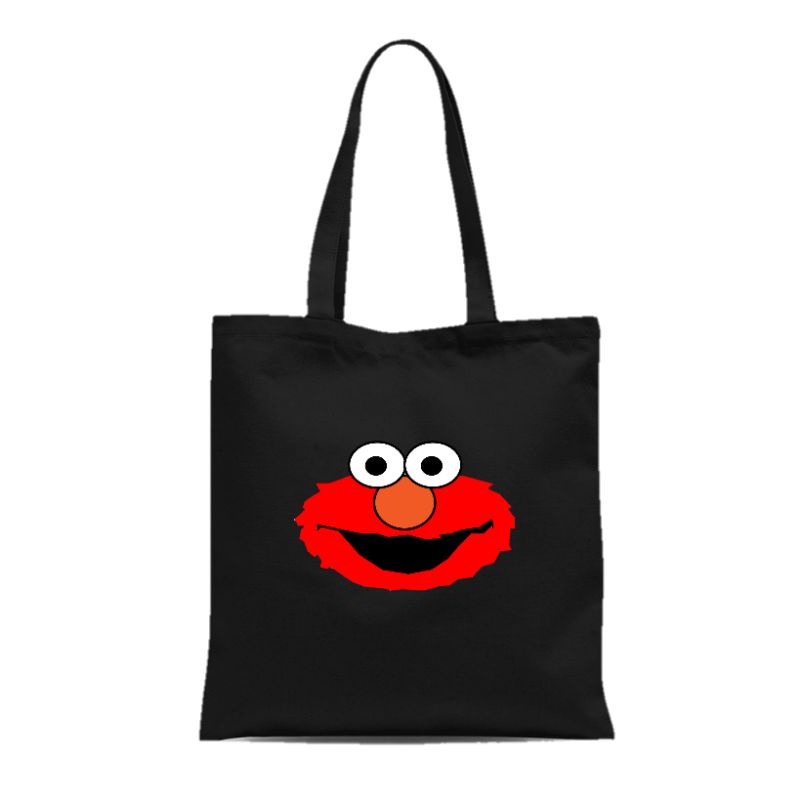 TOTE BAG KANVAS /TOTEBAG /TOTEBAG WANITA /TOTEBAG KANVAS MOTIF SESAME STREET /TOTEBAG KANVAS TEBAL /TOTE BAG TAS ANTI AIR /TOTEBAG TOTE BAG TAS KEKINIAN