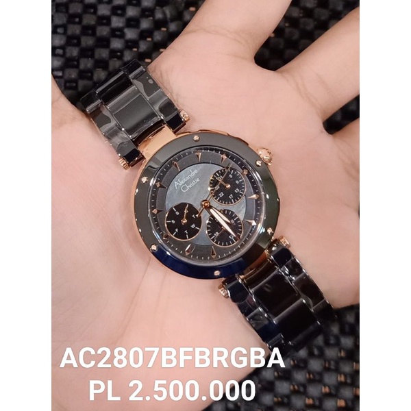 JAM TANGAN ALEXANDRE CHRISTIE AC CERAMIC 2807 | AC2807 KERAMIK OROGINAL
