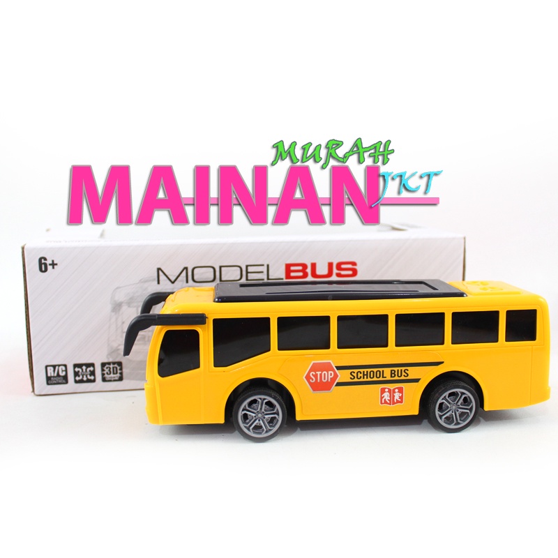 MAINANKEI MAINAN ANAK MURAH BUS REMOTE CONTROL SCHOOL BUS NOXJD575-23 MAINAN ANAK RC BUS SEKOLAH BUS CITY