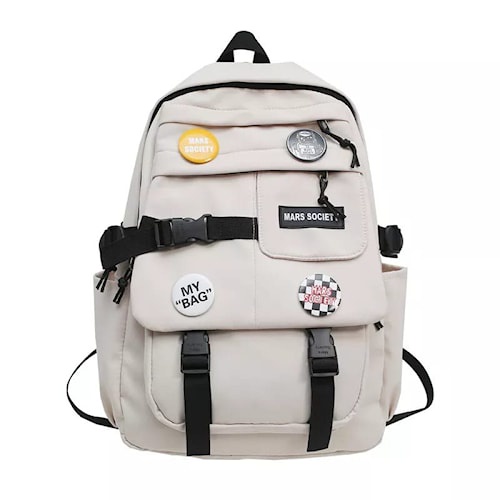 Tas Ransel Backpack Punggung Pria Wanita Canvas Kekinian Fashion Korea