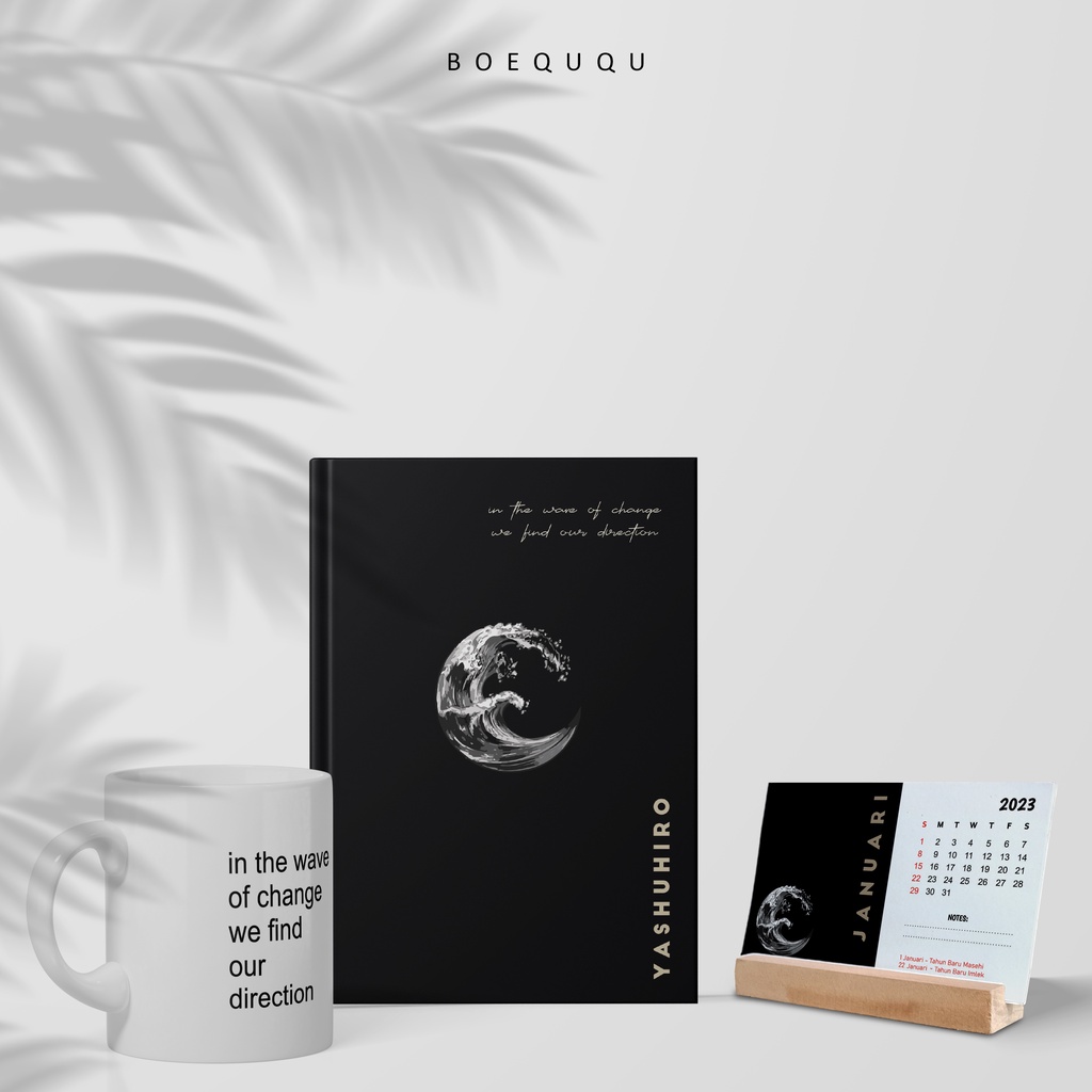 

[WFH GREAT WAVE SERIES ] Hampers Murah 2024 Notebook Custom Notebook Hardcober 2024 Mug Custom Nama Quotes Logo Perusahaan Kalender Meja 2024 Hampers Lebaran 2024 Hampers Natalan 2024 Custom Design Hadiah Ulang Tahun 2024 Hadiah Wisuda 2024